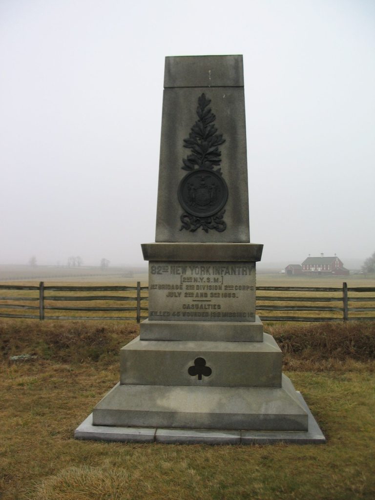 82ND NEW YORK INFANTRY WAR MEMORIAL