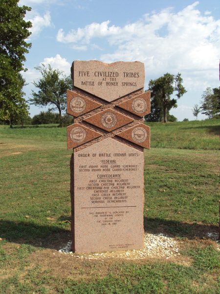FIVE CIVILIZED TRIBES CIVIL WAR MEMORIAL