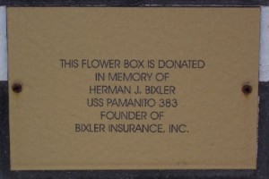 War Memorial Flower Box