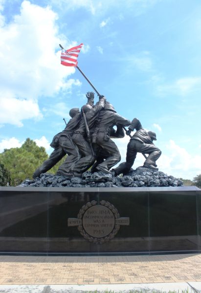 CAPE CORAL IWO JIMA MEMORIAL CLOSE-UP