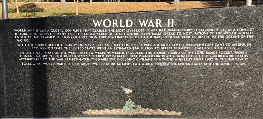 RICHMOND HILL VETERANS MONUMENT STONE C