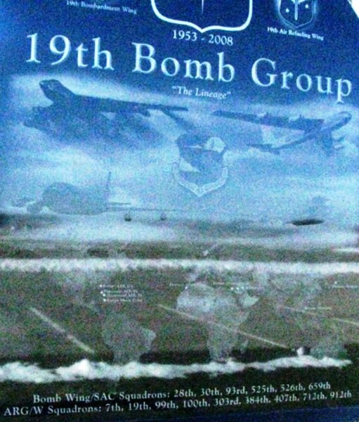 19TH BOMB GROUP WAR MEMORIAL BACK DETAIL