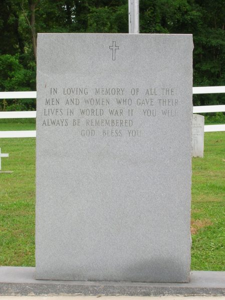 RICHMOND COUNTY WORLD WAR II MEMORIAL