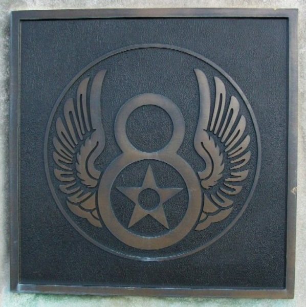 “THE MIGHTY EIGHT” WAR MEMORIAL PLAQUE B