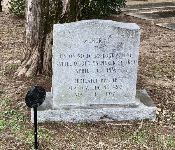 BATTLE OF OLD EBENEZER CHURCH CIVIL WAR MEMORIAL