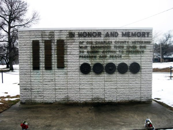 IN HONOR AND MEMORY OF OUR CHARLES COUNTY VETERANS MEMORIAL