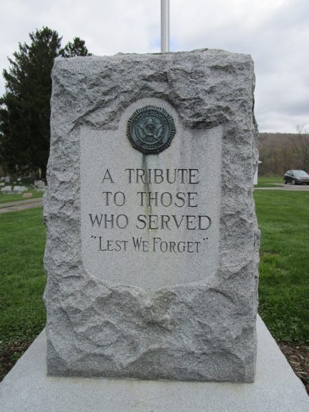 A TRIBUTE TO THOSE WHO SERVED MEMORIAL