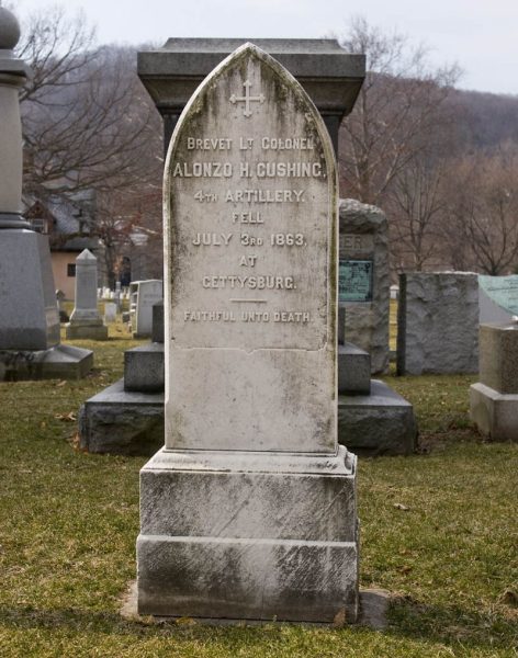 BREVET LT. COLONEL ALONZO H. CUSHING MEDAL OF HONOR MEMORIAL