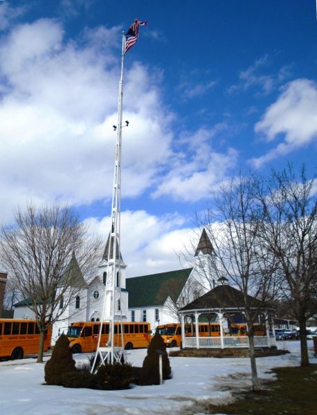 CLIMAX COMPANY CIVIL WAR MEMORIAL FLAGPOLE