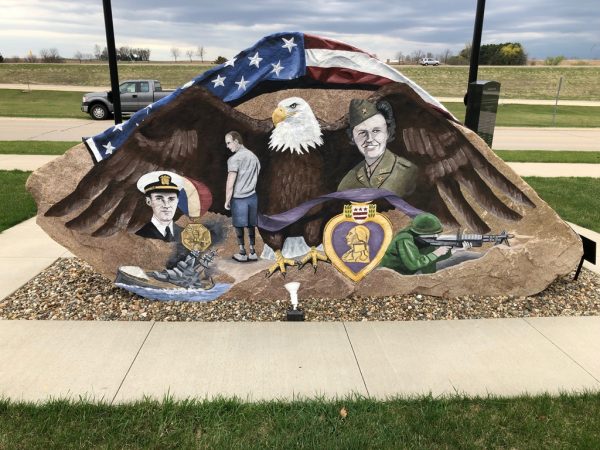 DUBUQUE COUNTY FREEDOM ROCK VETERANS MEMORIAL SIDE A