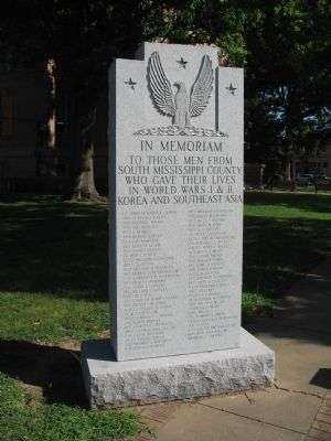 SOUTH MISSISSIPPI COUNTY WAR MEMORIAL