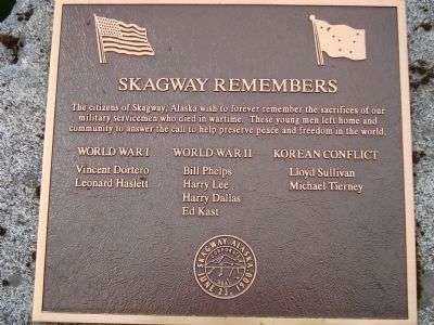 SKAGWAY COUNTY WAR MEMORIAL
