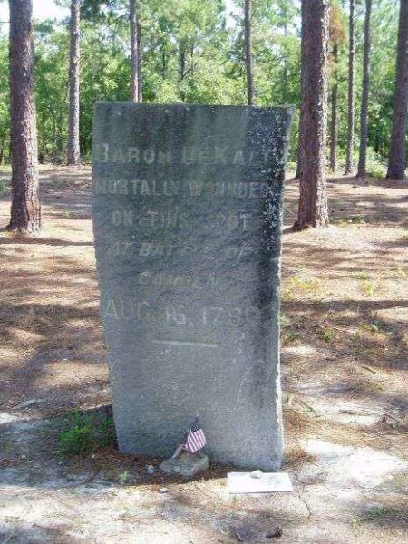 BARON DEKALB REVOLUTIONARY WAR MEMORIAL
