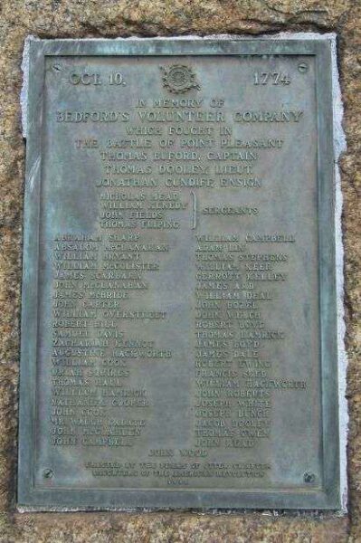 BEDFORD’S VOLUNTEER COMPANY REVOLUTIONARY WAR MEMORIAL