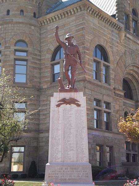 BLACKFORD COUNTY WORLD WAR I MEMORIAL