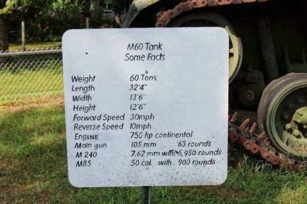 IN HONOR OF VIETNAM VETERANS OF AMERICA MEMORIAL TANK PLAQUE