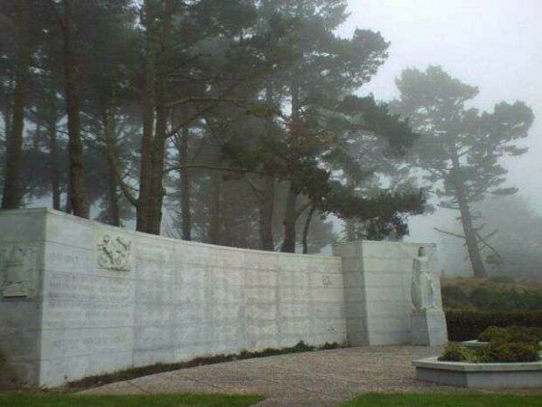 WEST COAST MEMORIAL TO THE MISSING OF WORLD WAR II