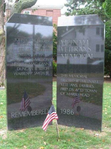 MARBLEHEAD VIETNAM VETERANS MEMORIAL