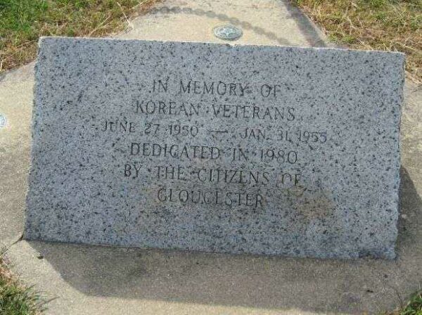GLOUCESTER KOREAN-VIETNAM VETERANS MEMORIAL FRONT