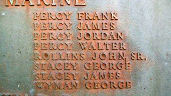 PHIPPSBURG VETERANS AND MARINERS MEMORIAL HONOR ROLL PLAQUE I