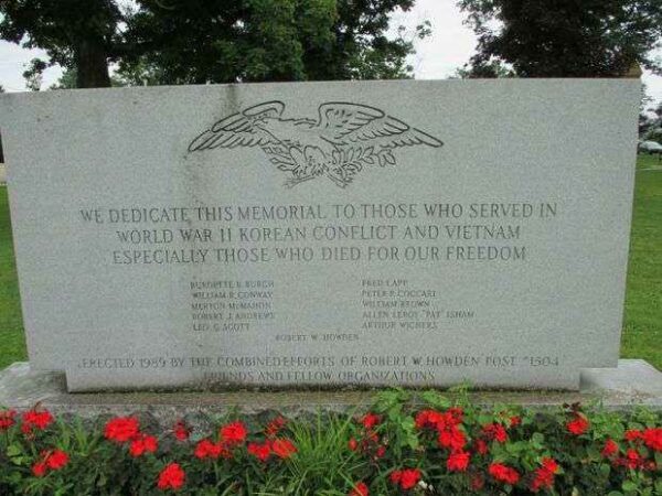 BELFAST WAR VETERANS MEMORIAL