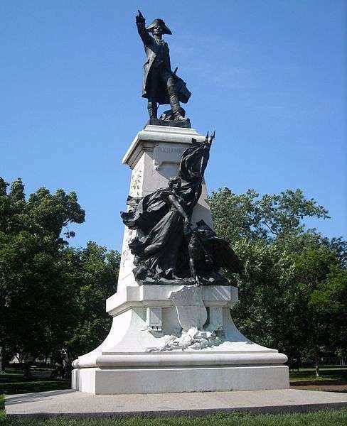 MAJOR GENERAL COMTE JEAN DE ROCHAMBEAU MEMORIAL