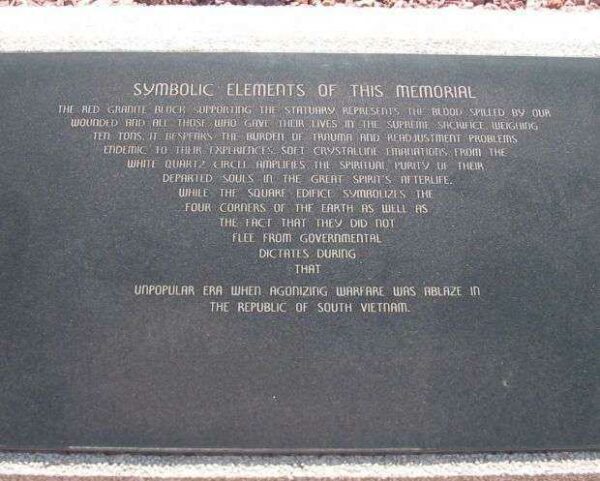 NATIONAL NATIVE AMERICAN VIETNAM VETERANS MEMORIAL NARRATIVE STONE