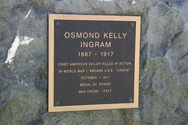 OSMOND KELLY INGRAM MEDAL OF HONOR MEMORIAL FRONT