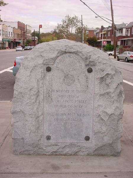 BILL BROWN POST MEMORIAL