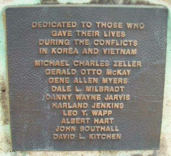 POTTAWATOMIE COUNTY WORLD WAR I MEMORIAL PLAQUE C