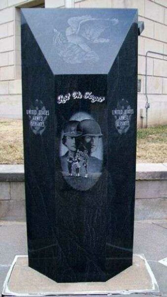 ROOKS COUNTY VETERANS MEMORIAL CENTER STONE