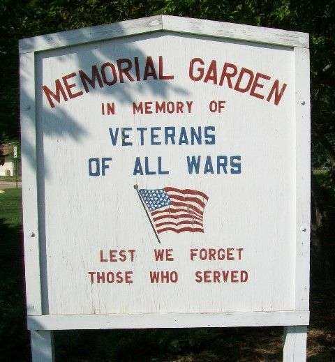 WAMEGO MEMORIAL GARDEN MARKER