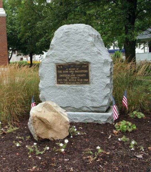 SWITZERLAND COUNTY WORLD WAR I MEMORIAL