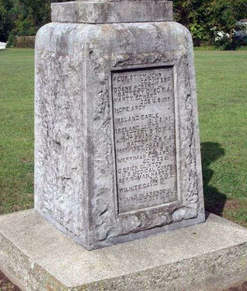 ATTICA WAR MOTHERS WORLD WAR I MEMORIAL BACK
