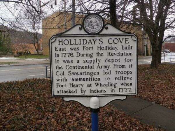 HOLLIDAYS COVE WAR MEMORIAL MARKER