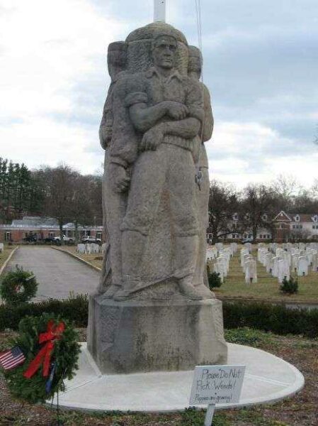 SPRING GROVE CEMETERY VETERANS MEMORIAL FLAGPOLE SIDE C