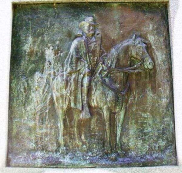 LEAVENWORTH ULYSSES GRANT MEMORIAL PLAQUE B