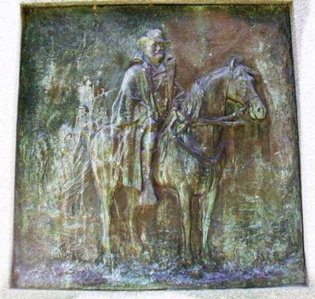 LEAVENWORTH ULYSSES GRANT MEMORIAL PLAQUE B