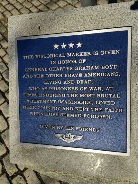 GENERAL CHARLES GRAHAM BOYD WAR MEMORIAL