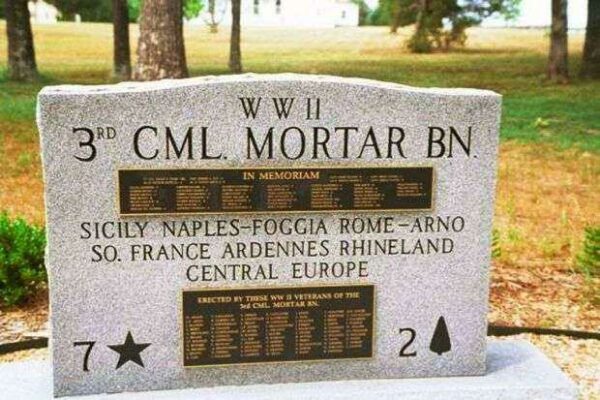 3RD CML MORTAR BN. WAR MEMORIAL