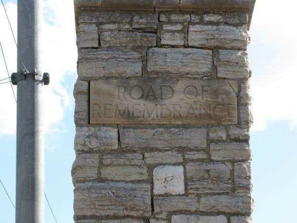 ROAD OF REMEMBRANCE MEMORIAL STONE