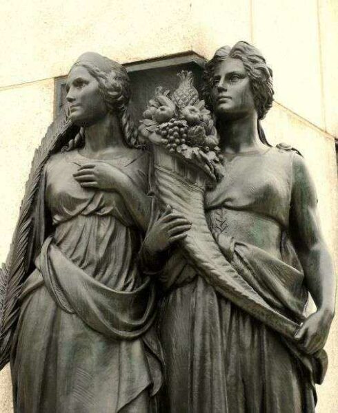 COLORED SOLDIERS AND SAILORS MONUMENT STATUES B