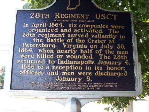 28TH REGIMENT USCT WAR MEMORIAL MARKER II