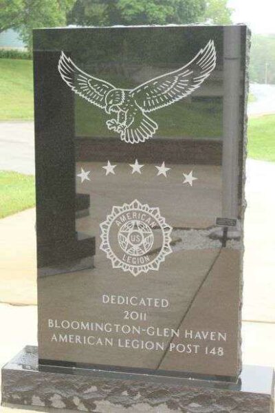 BLOOMINGTON VETERANS MEMORIAL STONE B