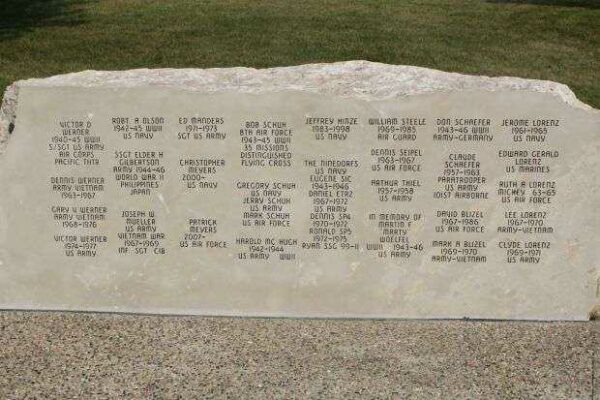 CHILTON VETERANS MEMORIAL HONOR ROLL WALL H