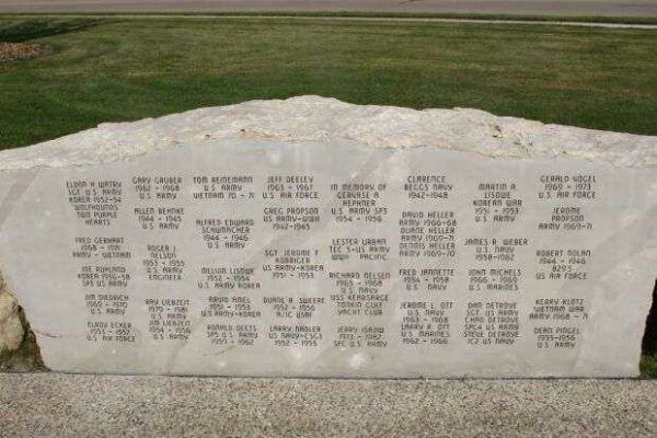 CHILTON VETERANS MEMORIAL HONOR ROLL WALL G