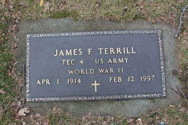 JAMES F TERRILL MEMORIAL CEMETERY STONE