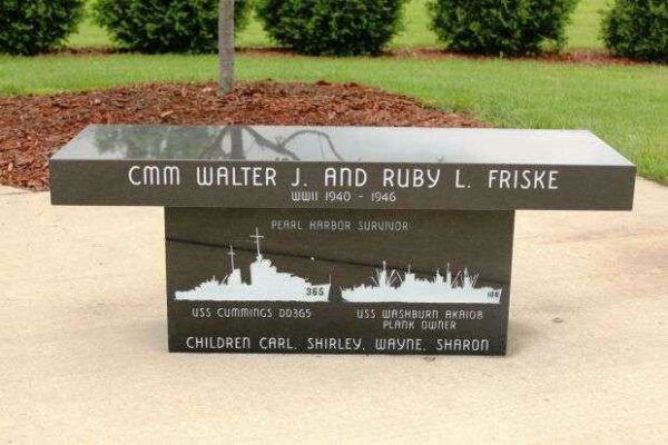 KENDALL AREA VETERANS MEMORIAL BENCH A
