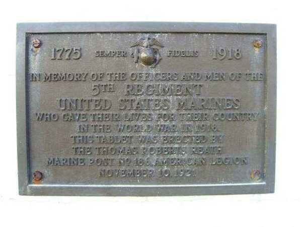 CRUSADING FOR RIGHT WAR MEMORIAL PLAQUE C