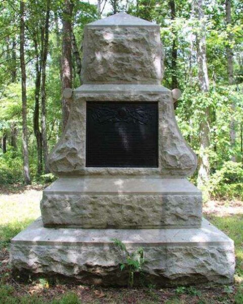 29TH INDIANA INFANTRY WAR MEMORIAL BACK